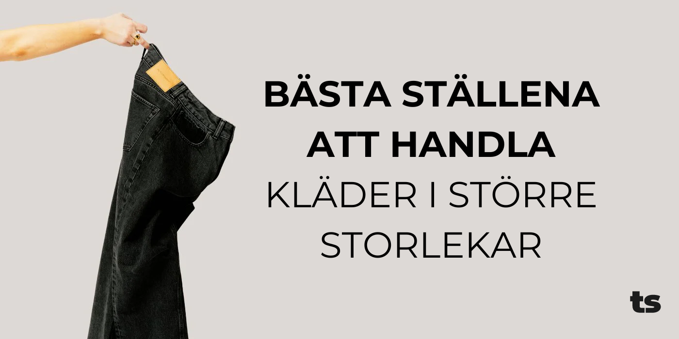 Bästa ställena att handla kläder i större storlekar