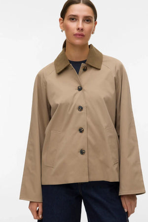 Chelseafia Short Jacket - Silver Mink
