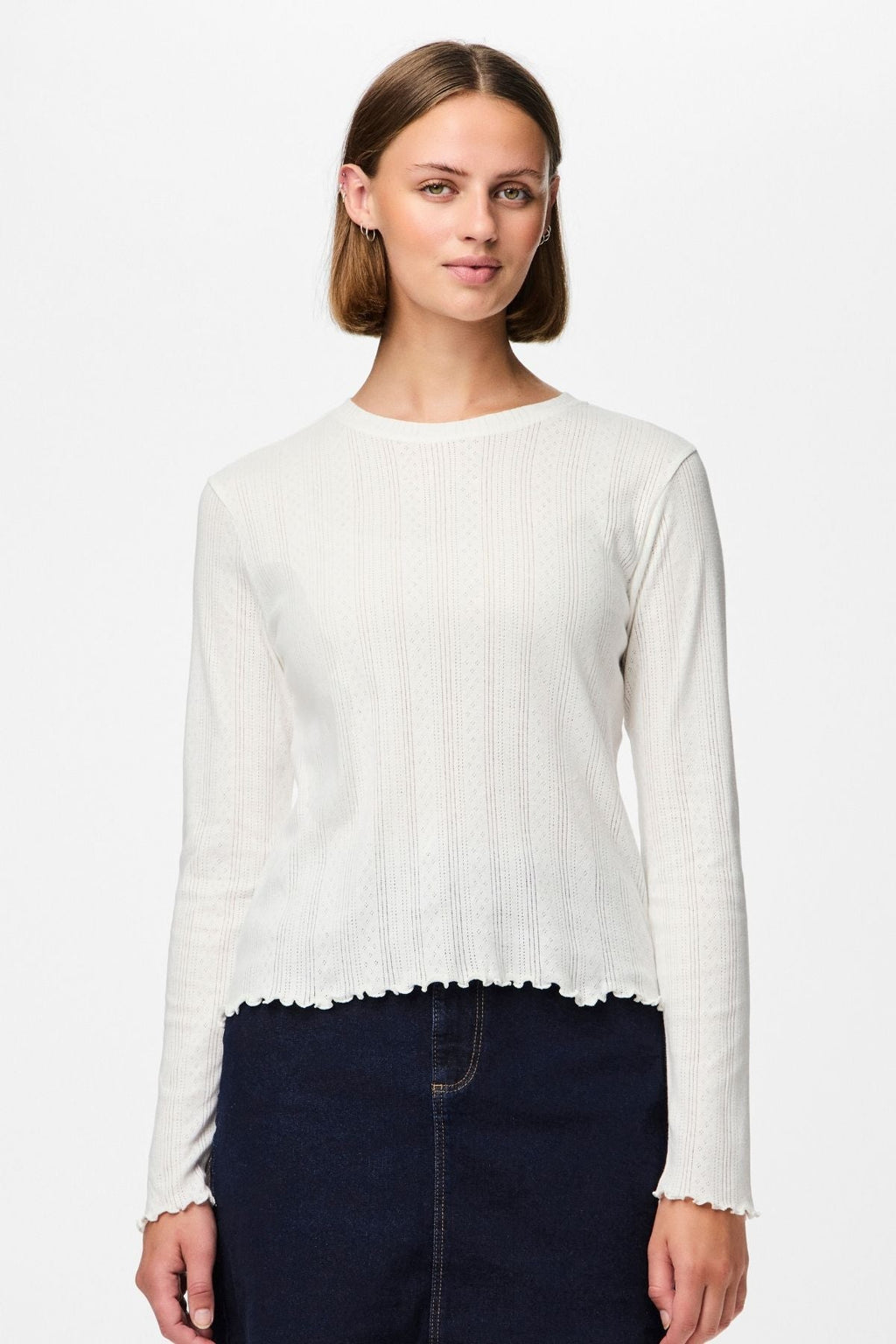 Marie O-ringad Poin Topp - Cloud Dancer