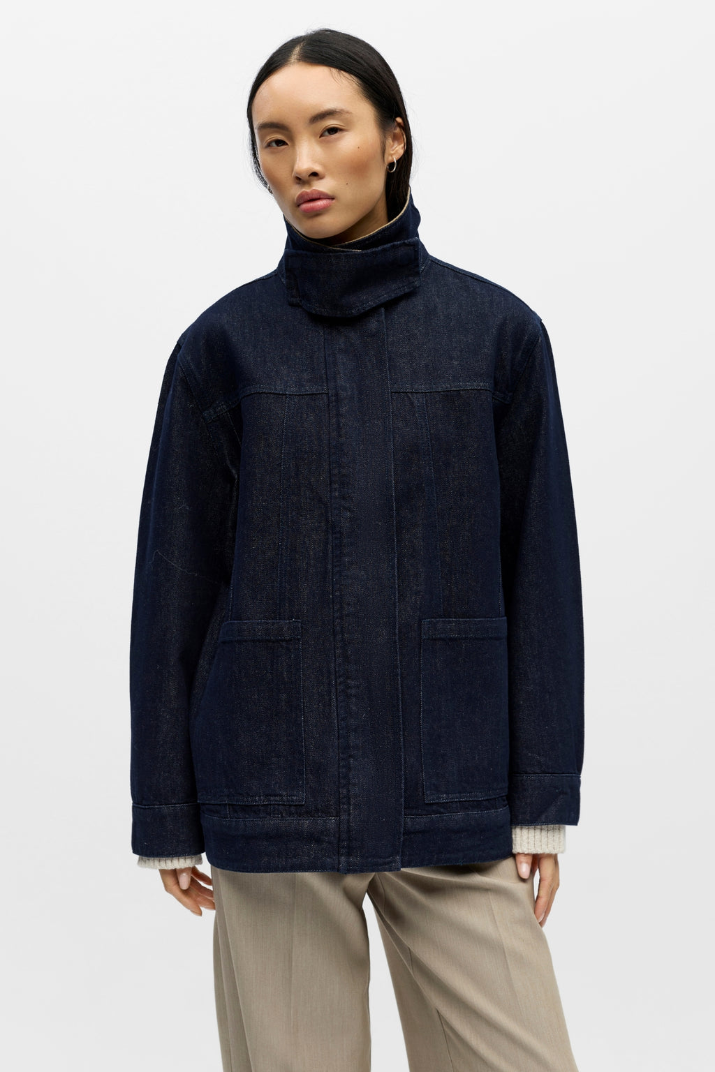 Sirenna Jeansjacka - Mörkblå Denim