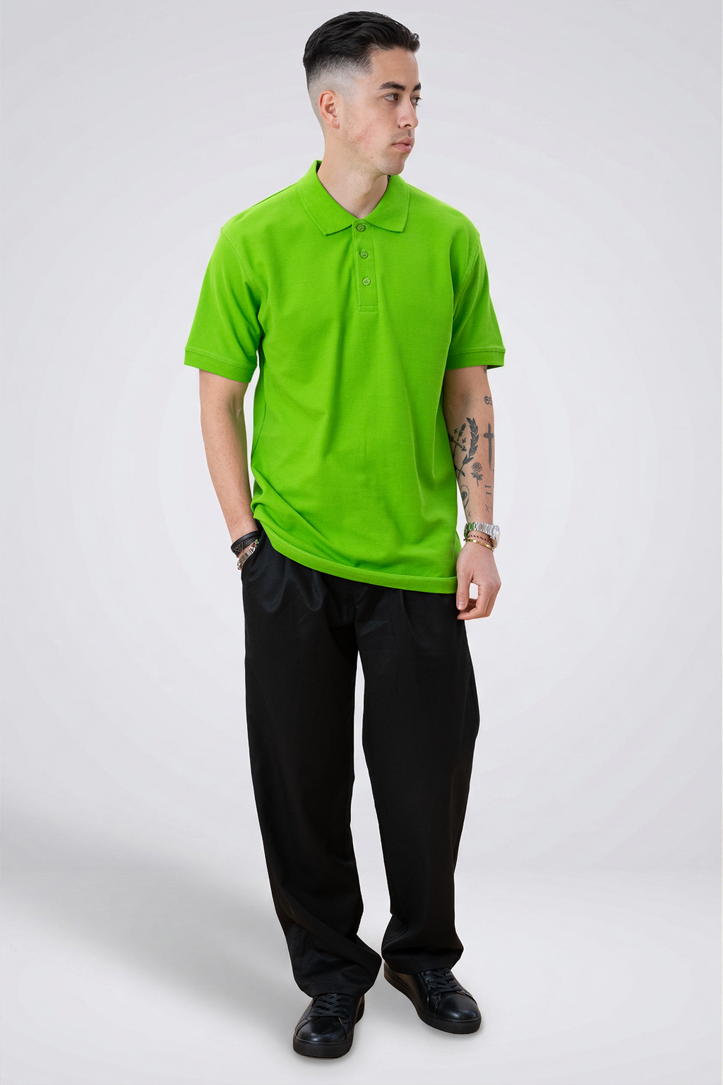Basic Polo - Grön