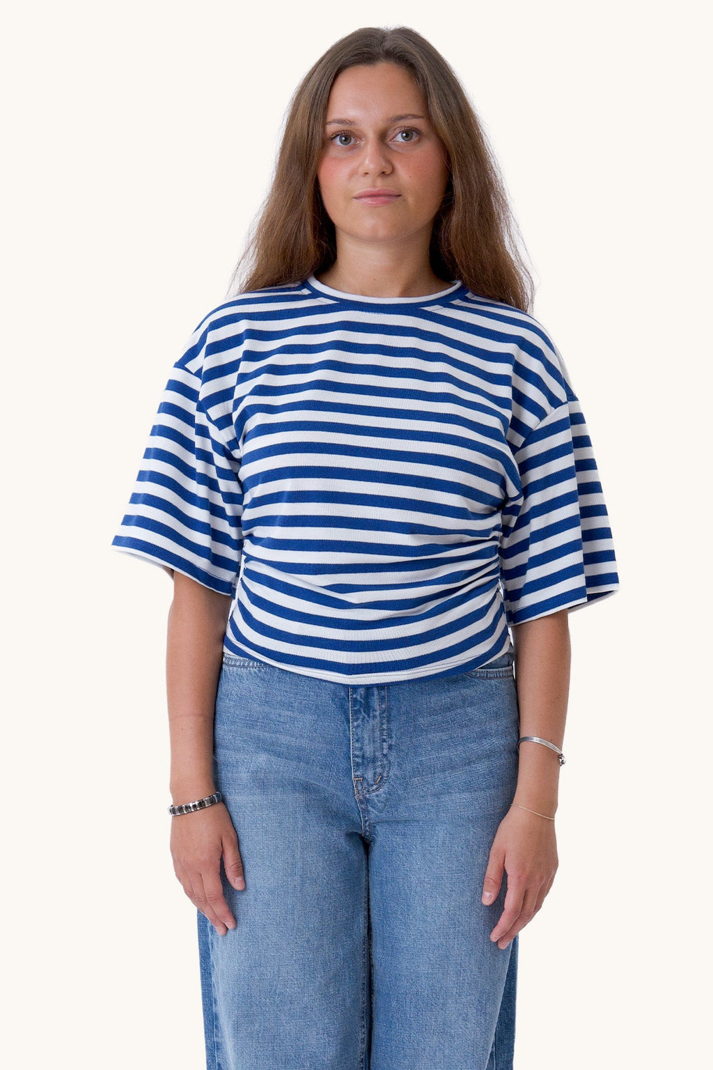 Pataya T-shirt - Blå/Vit