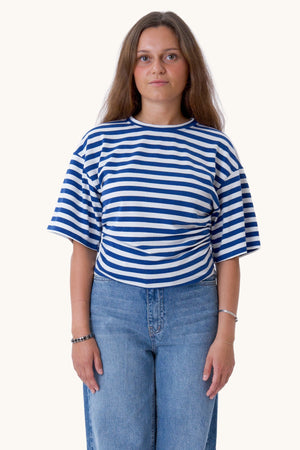 Pataya T-shirt - Blå/Vit