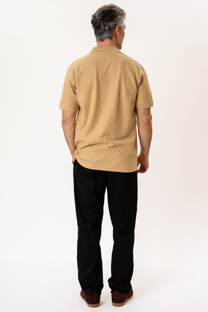 Basic Polo skjorta- Kaki
