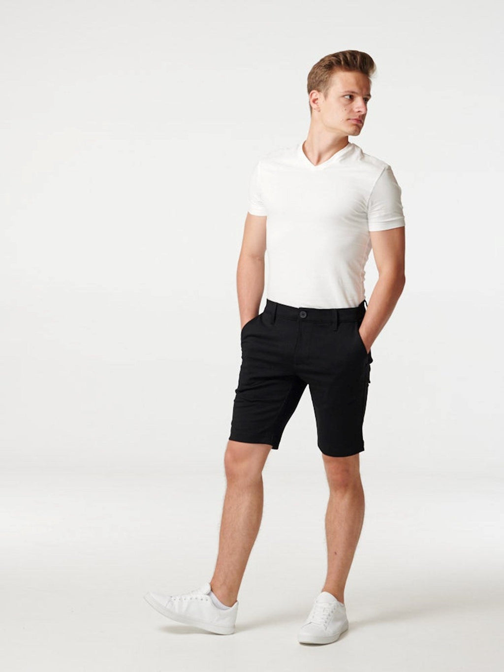 Chino Shorts - Svart