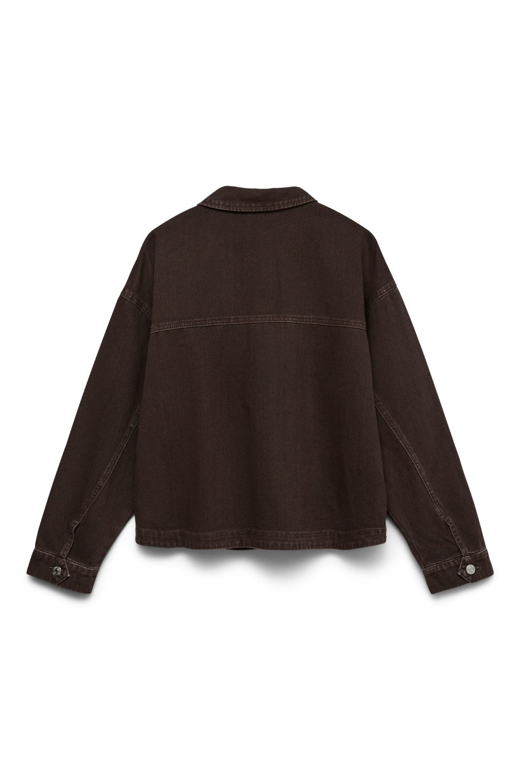 Jamie Denim Shacket - Chocolate Torte-Washed