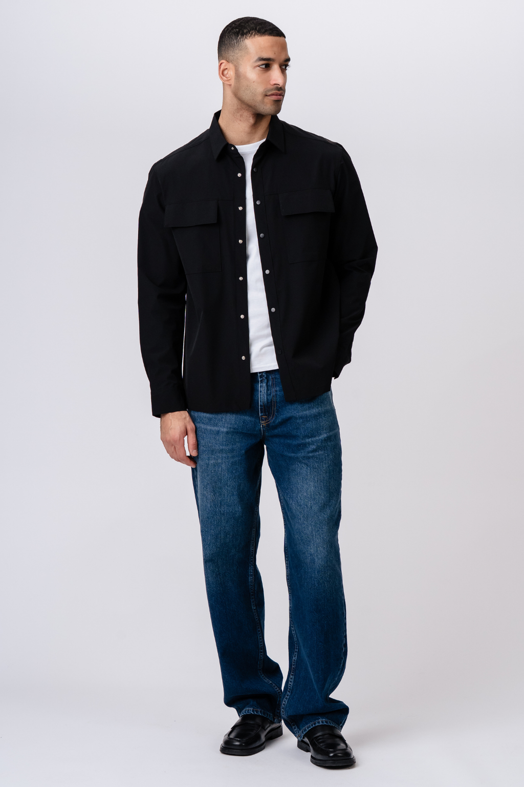 Silas Overshirt - Svart