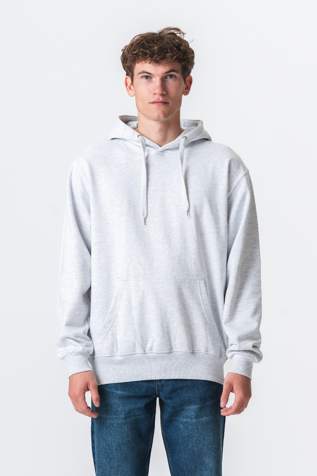 Basic Hoodie - Askgrå