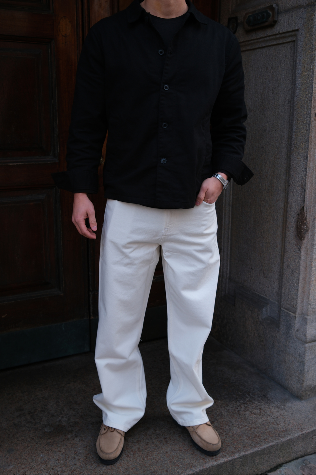 William Regular Jeans - Vit Denim