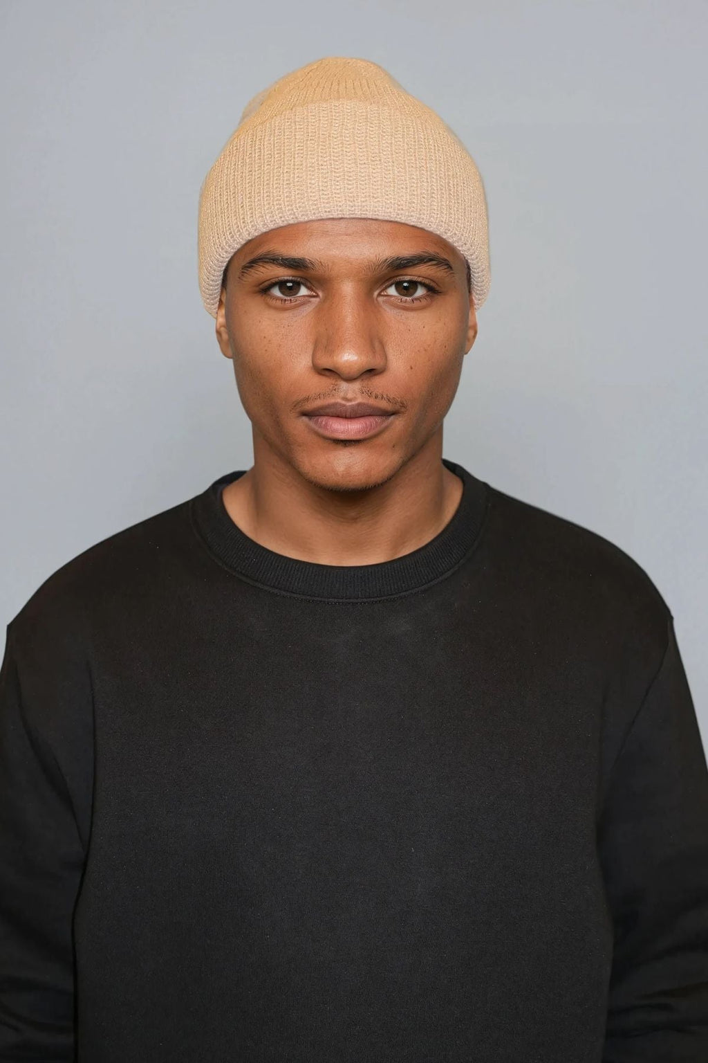Classic beanie - Mörkbeige