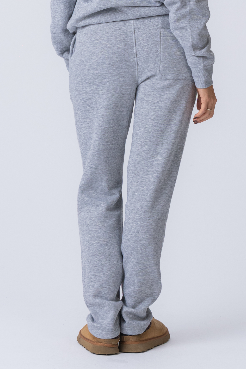 Essentiella Sweatpants - Gråmelange