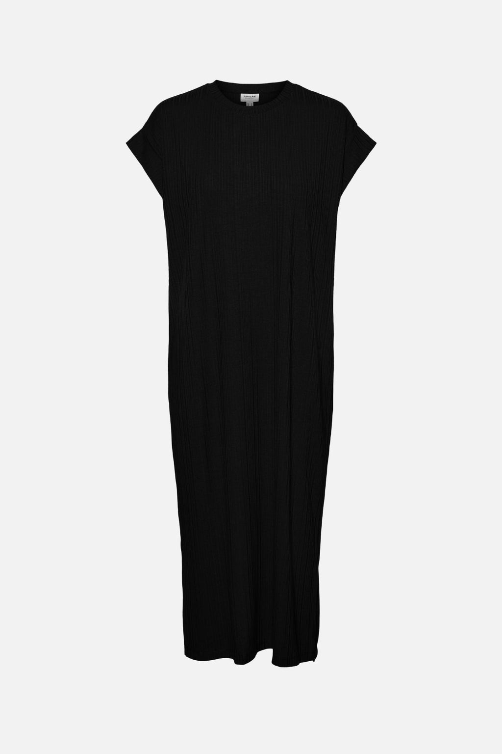 Phoenixy Cap Sleeve Calf Dress - Black