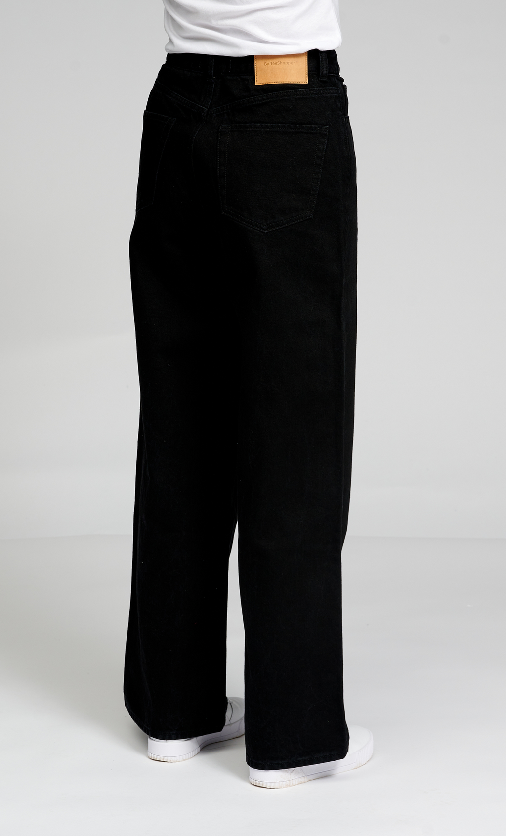 Performance Wide Jeans - Black Denim