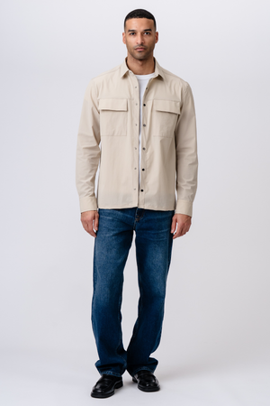 Silas Overshirt - Beige
