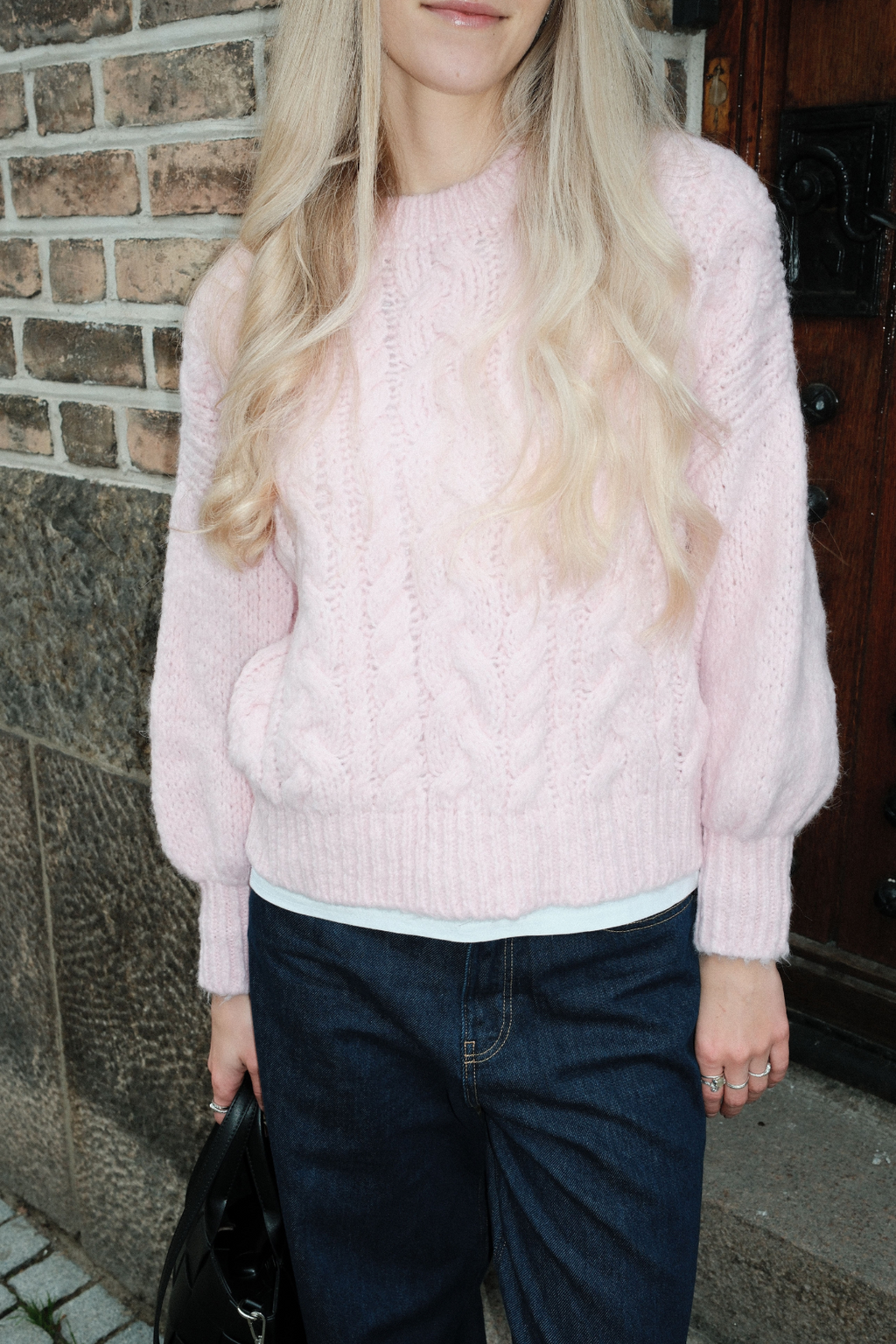 Emma Cable Knit - Candypink