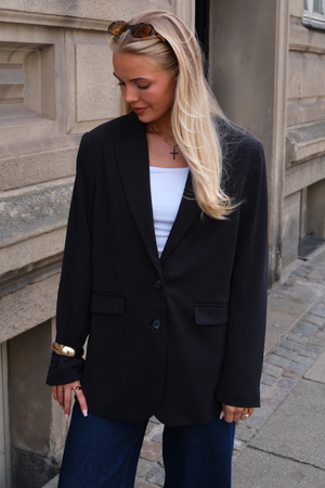 Klassisk fit Blazer - Marinblå