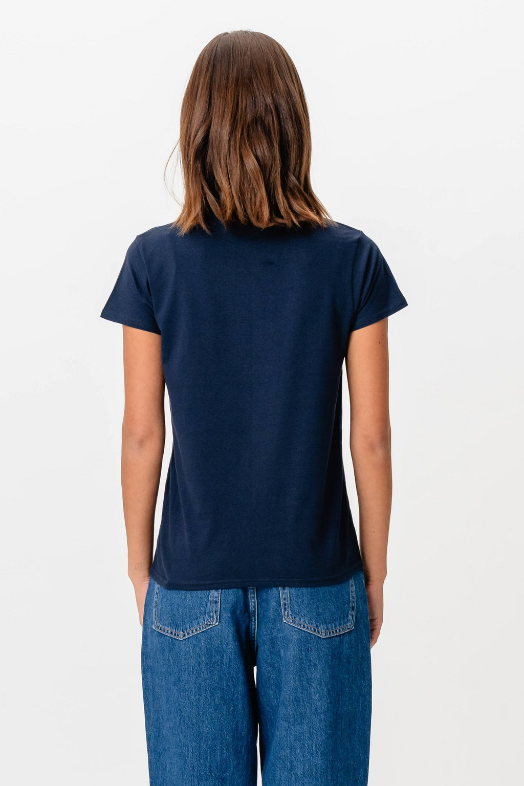 Basic Tee - Marinblå