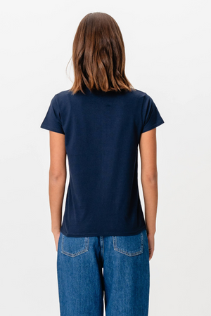 Basic Tee - Marinblå