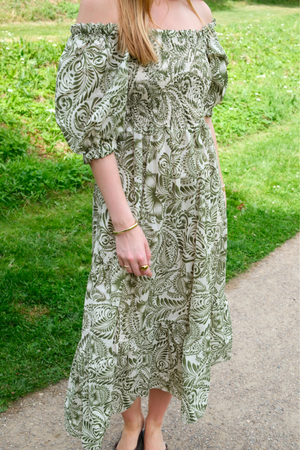 Lia Klänning - Grön