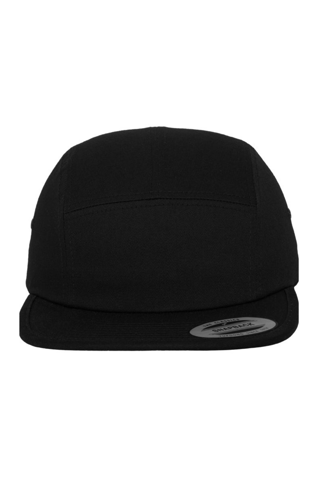 5 Panel Cap - Svart