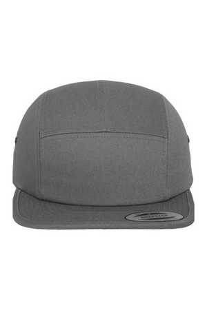 5 Panel Cap - Mörkgrå