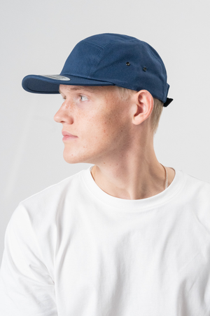 5 Panel Cap - Marinblå