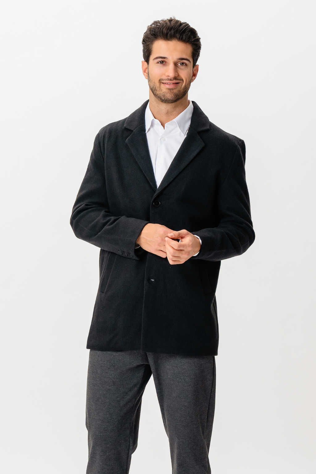 Klassisk kappa - Svart