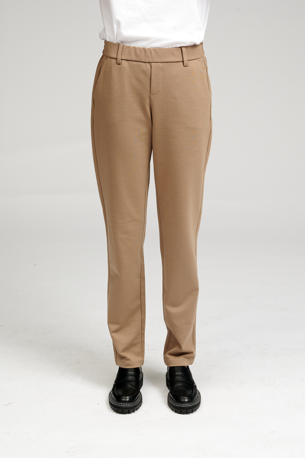 Haylie Pants - Mörk Beige