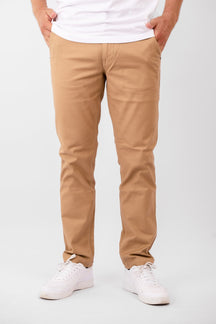 Performance Structure Pants (Regular) - Mörk Beige