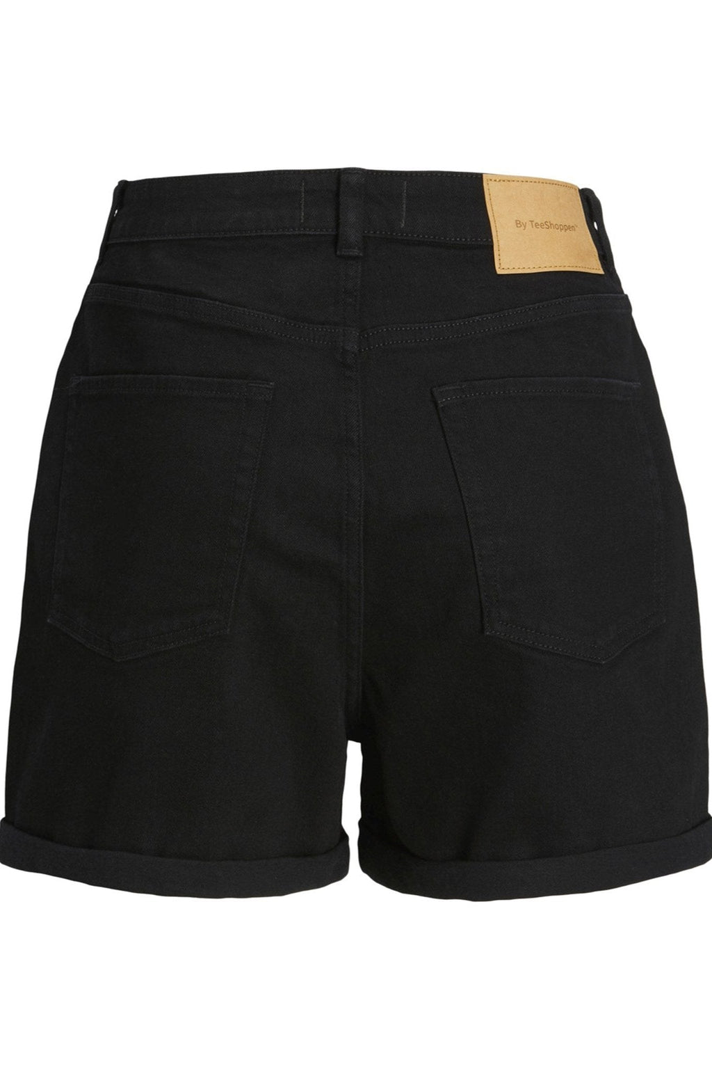 Denim Shorts - Black Denim