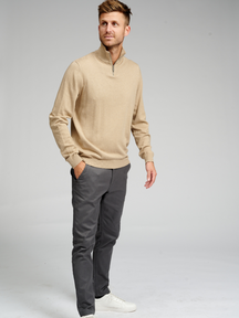 Basic Knit High Neck - Crockery