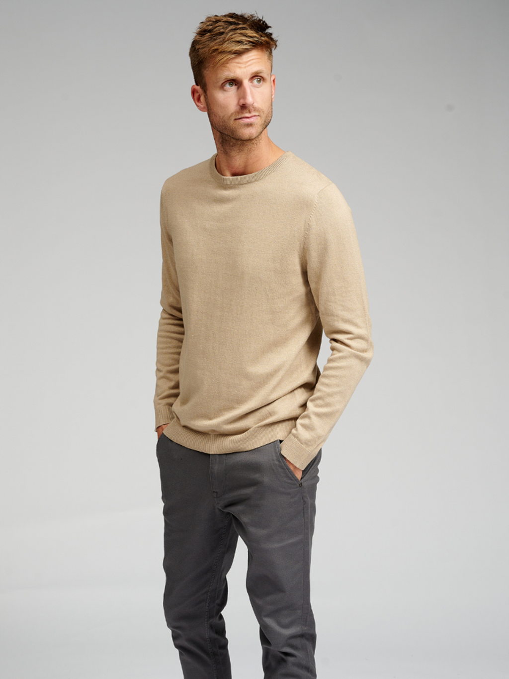 Basic Knit Crewneck - Paketerbjudande (2 st)