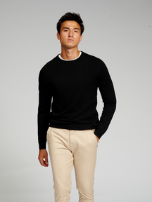 Basic Knit Crewneck - Svart