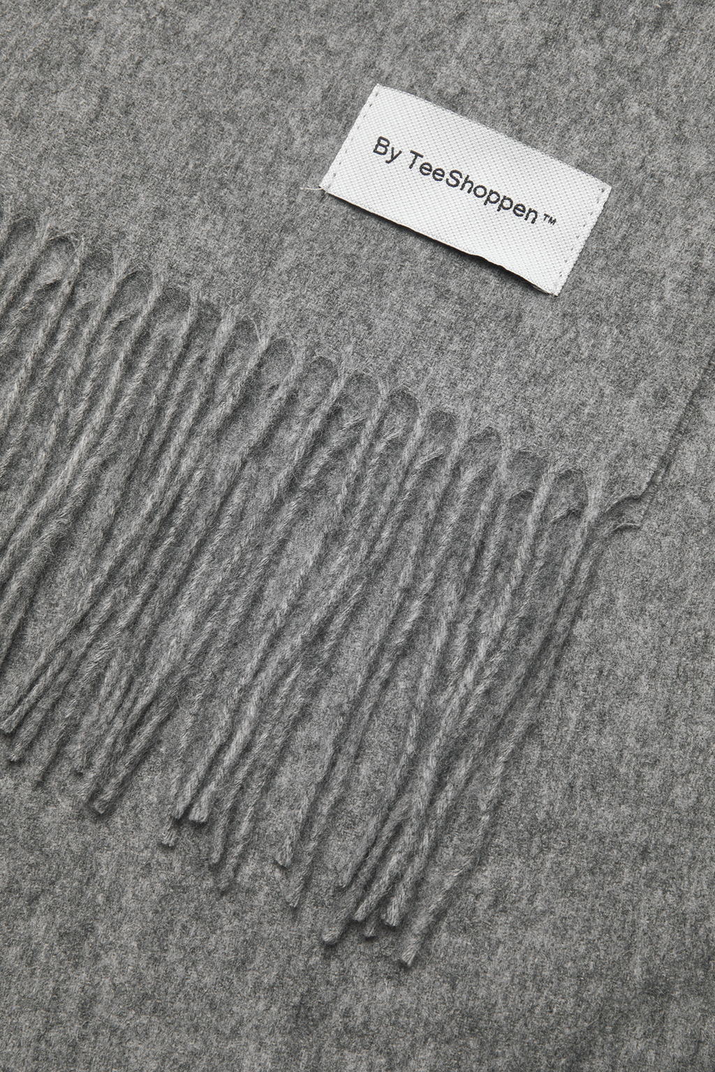 Klassisk Halsduk - Gråmelerad