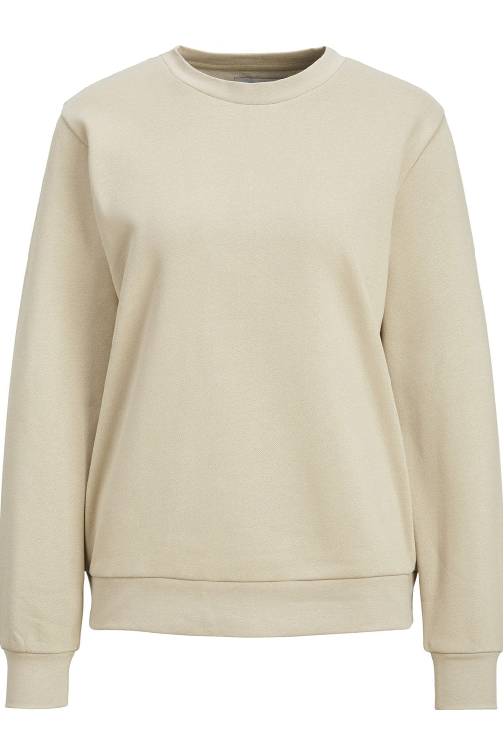 Basic Crewneck Sweat - Mörk Beige