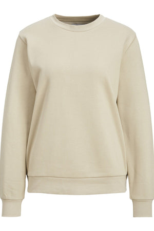 Basic Crewneck Sweat - Mörk Beige