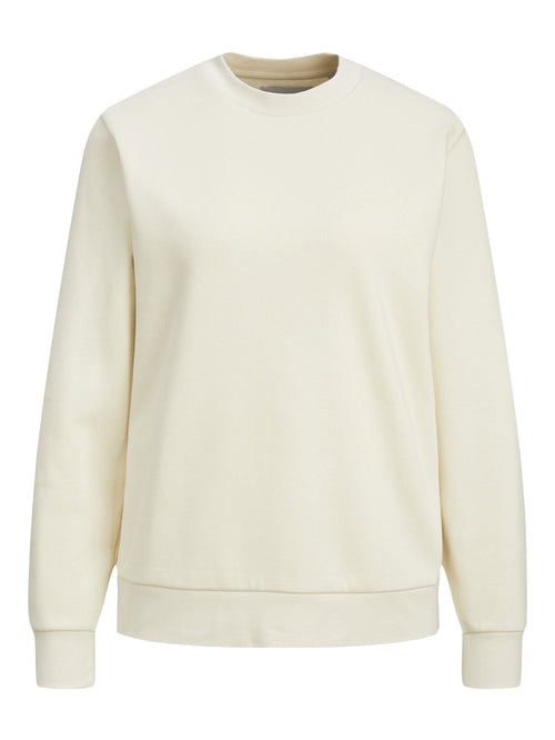 Basic Crewneck Sweat - Lys Beige - TeeShoppen - Sand/Beige