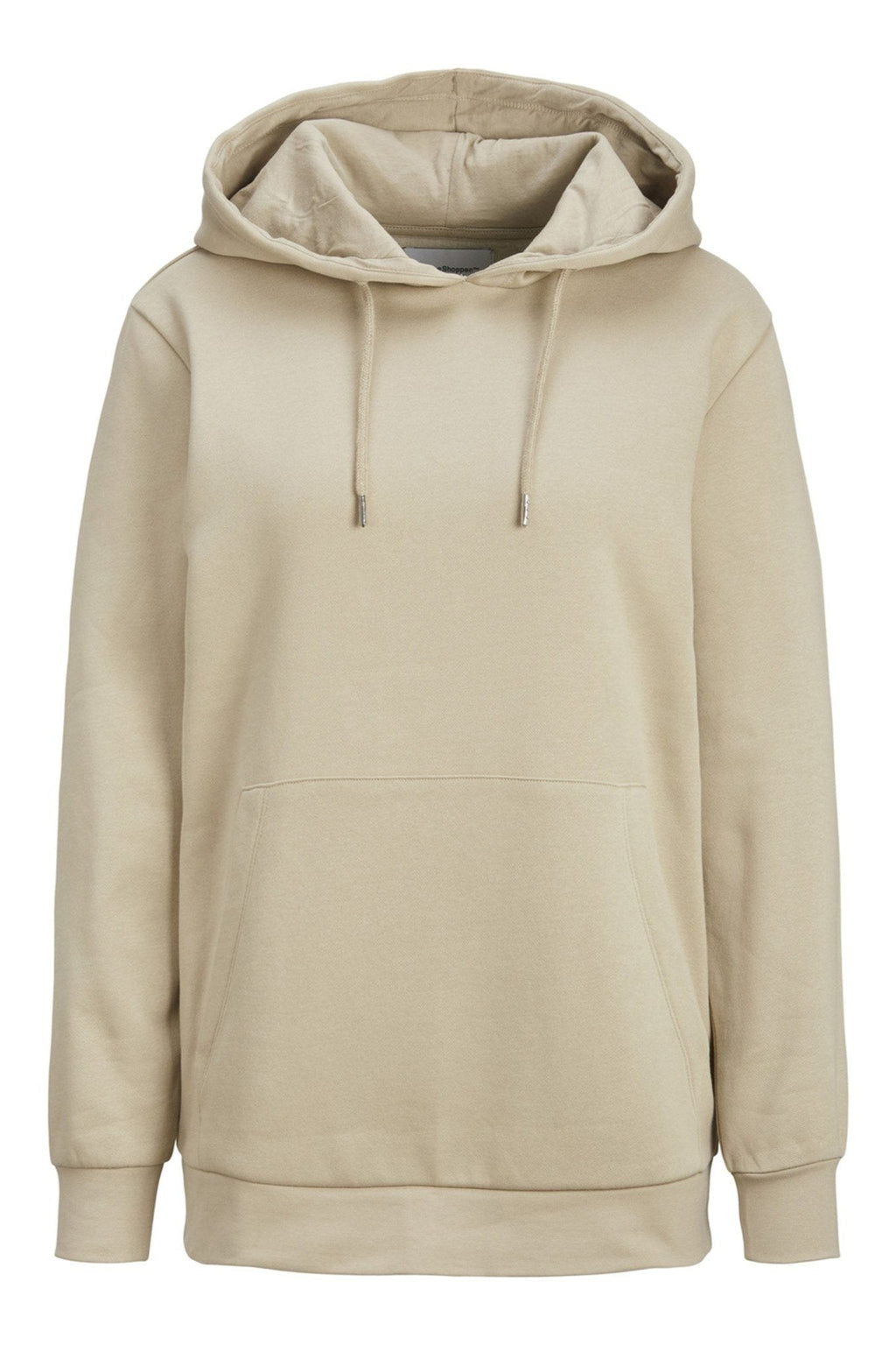 Basic Hoodie Sweat - Mörk Beige