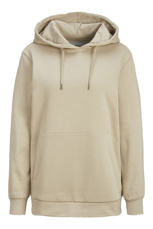 Basic Hoodie Sweat - Mörk Beige