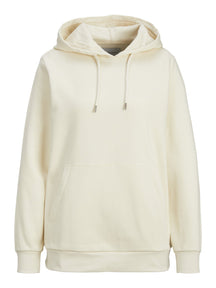 Basic Hoodie Sweat - Ljusbeige