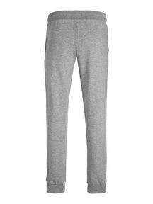 Basic Sweatpants - Ljusgrå Melerad