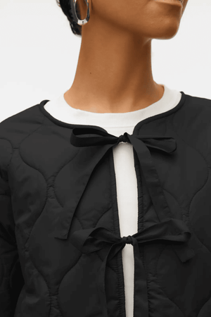 Sabine LS Quiltad Jacka - Svart