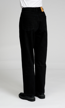 Performance Loose Jeans - Black Denim