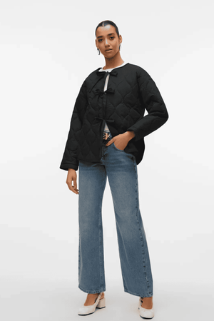 Sabine LS Quiltad Jacka - Svart