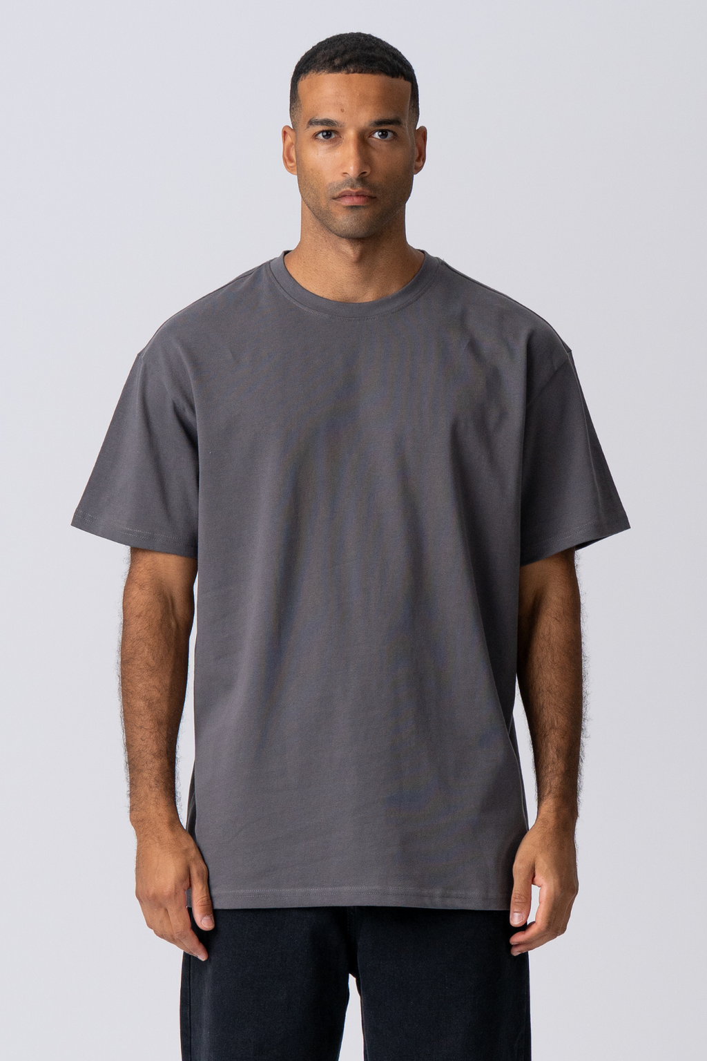 Heavy Oversized T-shirt - Mörkgrå