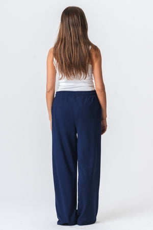 Leah Loose Pants - Mörk Navy