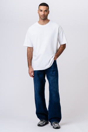Heavy Boxfit T-shirt - Vit
