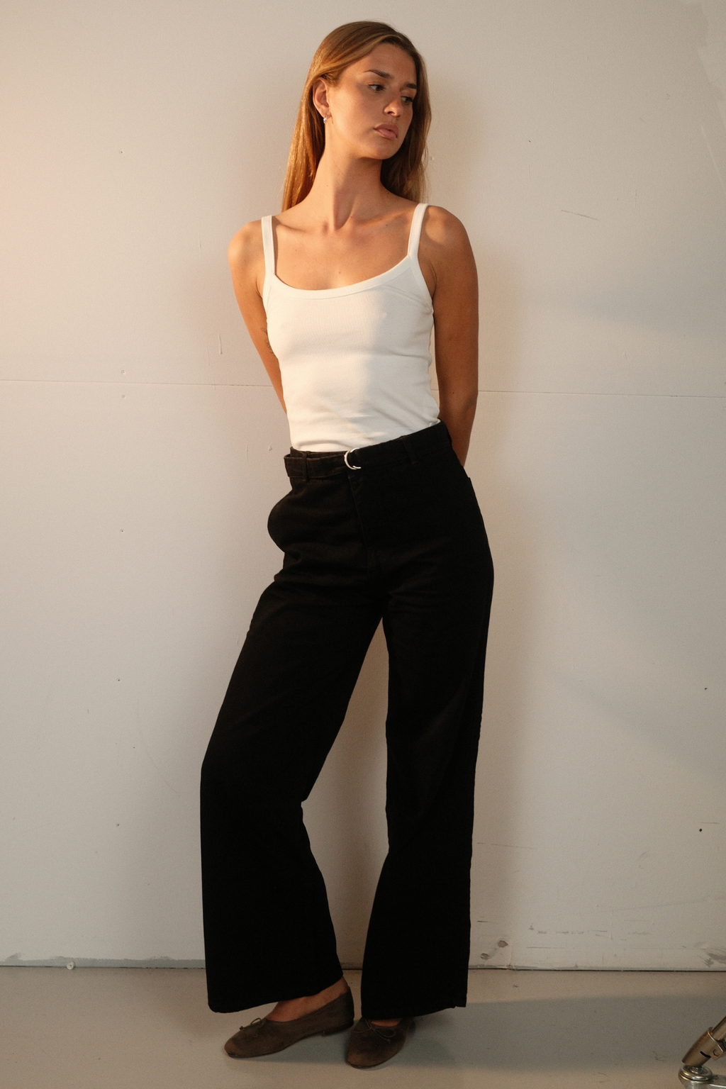 Amalia Jeans - Mörkgrå