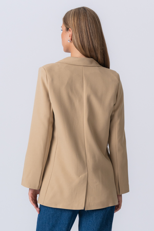 Claire Oversized Kavaj - Beige