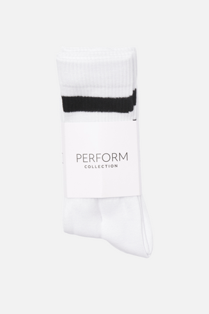 Heritage Tennis Socks 5-Pack - Vit-Svart